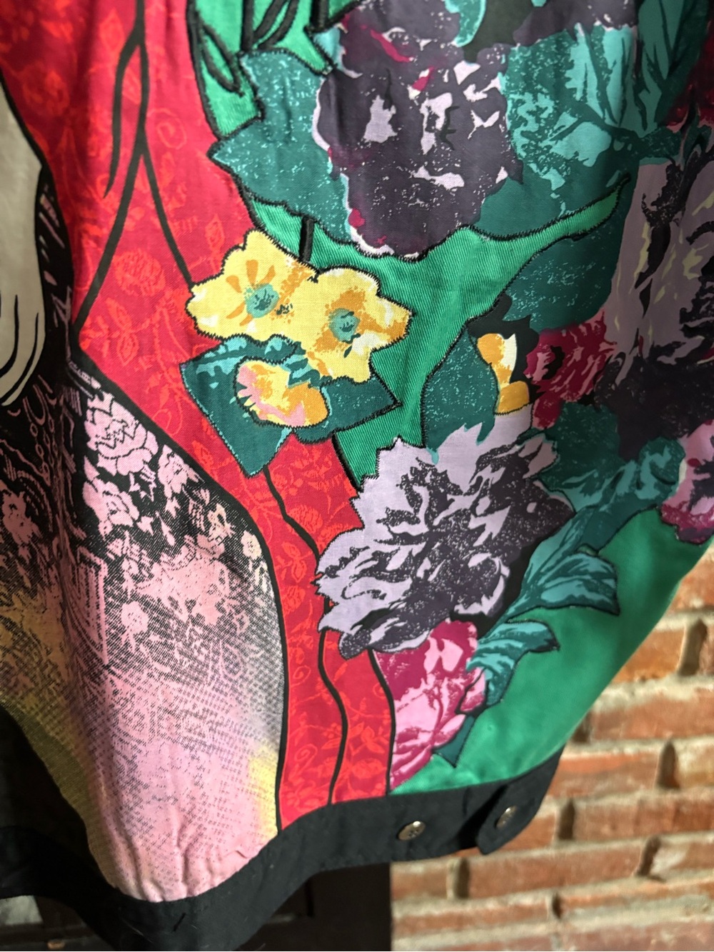 RARE vintage graphic art trucker jacket - Picture 11 of 16